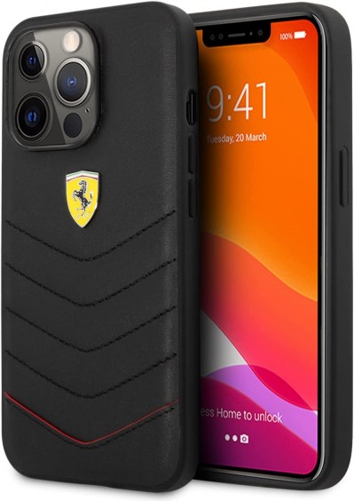 Ferrari-QULTED-EDGE-leather-case-suitable-for-iPhone-13-Promex (1)